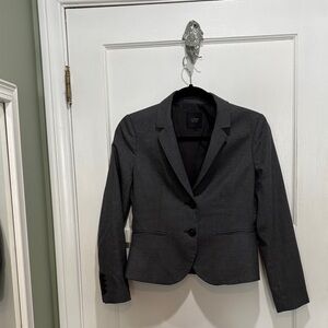 J Crew Gray Super 120’s Two button blazer 00